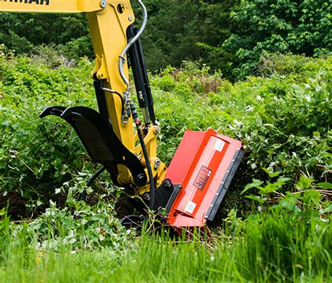 best mini excavator flail mower|best mini excavator brush cutter.